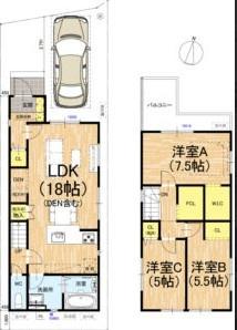 京都市右京区嵯峨野南浦町　10号地　新築戸建