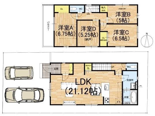 京都市左京区上高野大塚町の新築一戸建