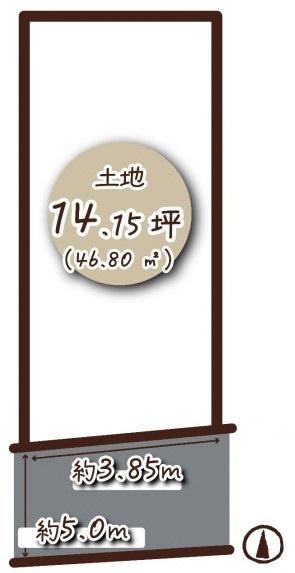 京都市山科区西野山欠ノ上町の土地