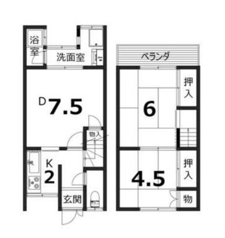 京都市左京区修学院泉殿町　中古テラスハウス