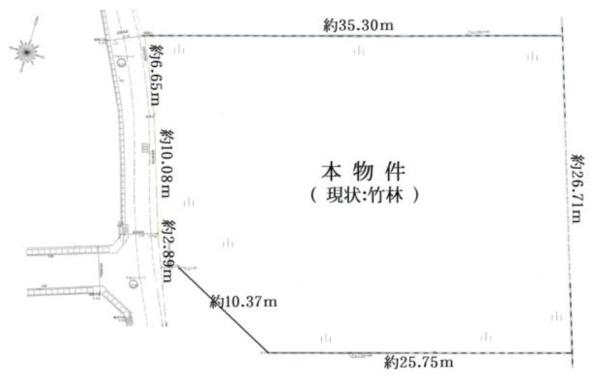 京都市右京区嵯峨釈迦堂門前南中院町　建築条件無売土地