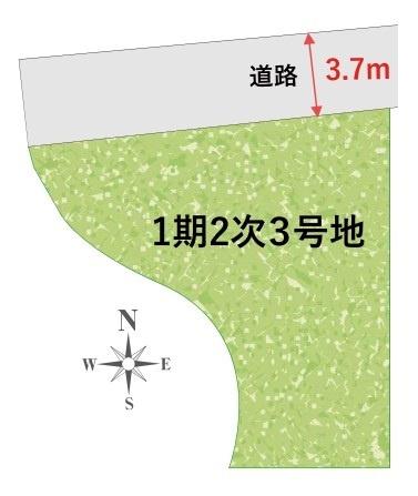 京都市右京区宇多野北ノ院町　3号地　建築条件無売土地