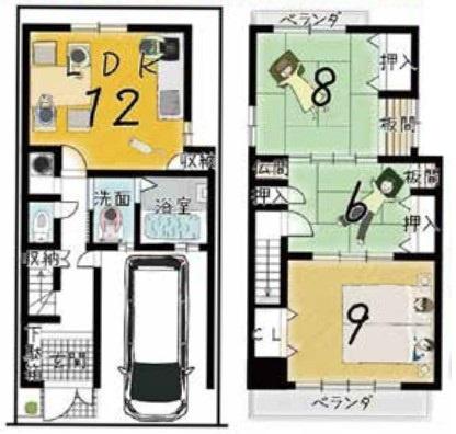 京都市上京区主税町　中古テラスハウス