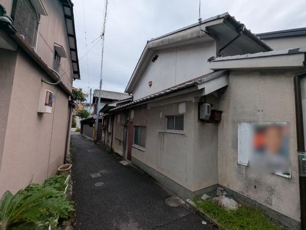 京都市左京区北白川東久保田町の土地(前面道路含む現地写真)
