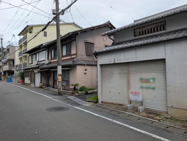 京都市左京区北白川東久保田町の土地(現地土地写真)
