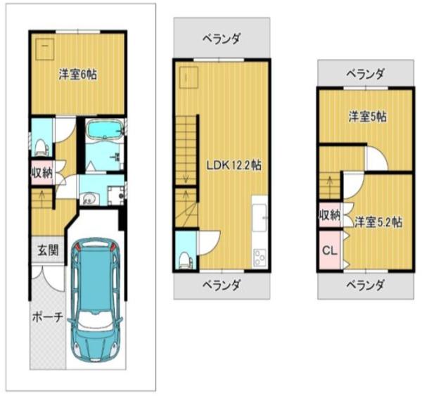 京都市左京区高野竹屋町　中古戸建