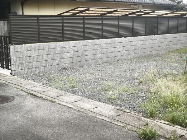 京都市北区上賀茂烏帽子ケ垣内町の土地(現地土地写真)