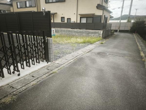 京都市北区上賀茂烏帽子ケ垣内町の土地(現地土地写真)