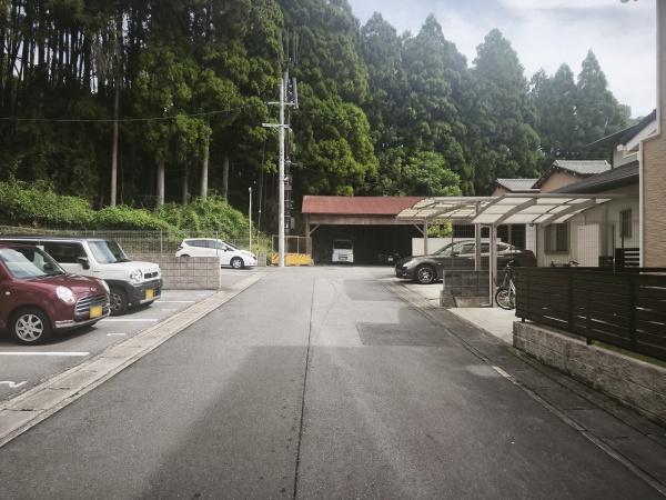 京都市右京区鳴滝宅間町の土地(前面道路含む現地写真)