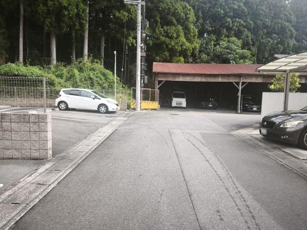 京都市右京区鳴滝宅間町の土地(前面道路含む現地写真)