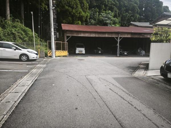 京都市右京区鳴滝宅間町の土地(前面道路含む現地写真)