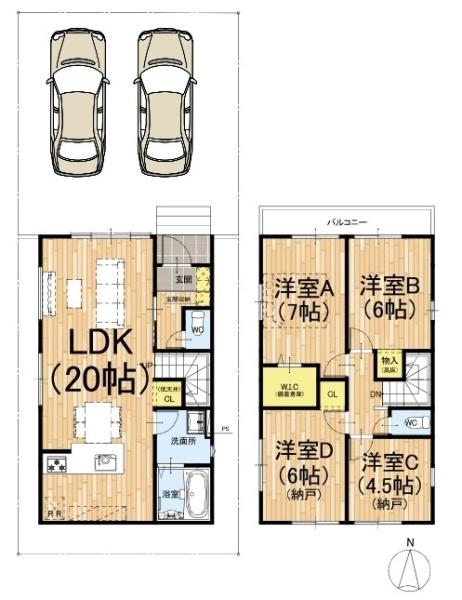 京都市北区西賀茂大栗町　新築戸建