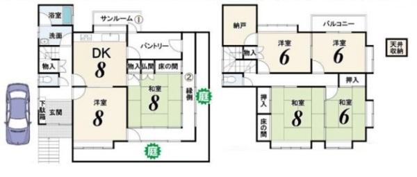 京都市左京区岩倉幡枝町　中古戸建