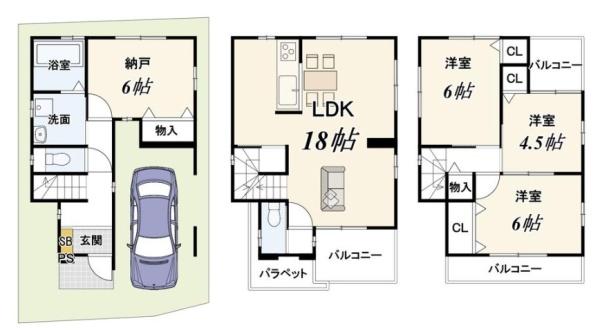 京都市南区久世中久世町２丁目　中古戸建