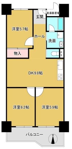 桂川ハイツ1号館