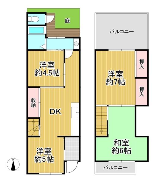 京都市左京区岡崎西天王町　中古テラスハウス