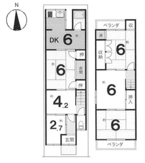 京都市南区唐橋高田町　中古戸建