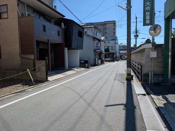京都市上京区出水通千本東入尼ケ崎横町の土地(前面道路含む現地写真)