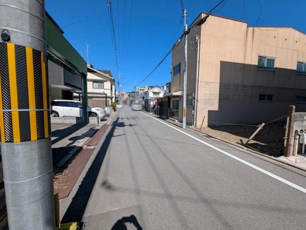 京都市上京区出水通千本東入尼ケ崎横町の土地(前面道路含む現地写真)