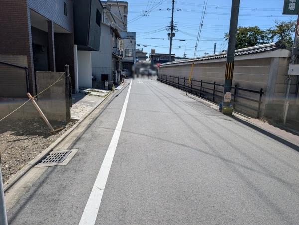 京都市上京区出水通千本東入尼ケ崎横町の土地(前面道路含む現地写真)