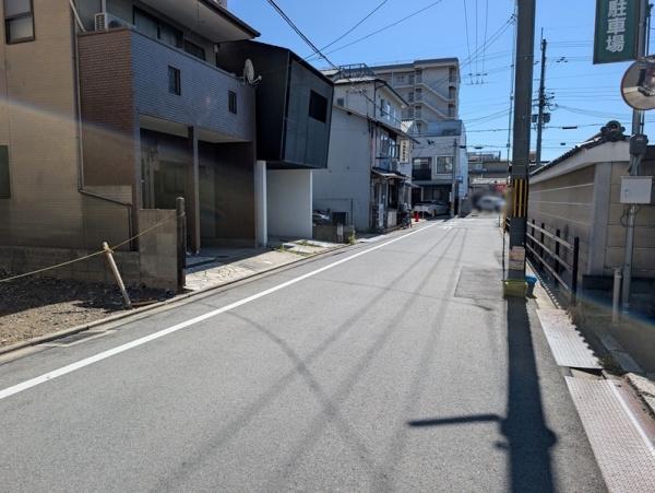 京都市上京区出水通千本東入尼ケ崎横町の土地(前面道路含む現地写真)