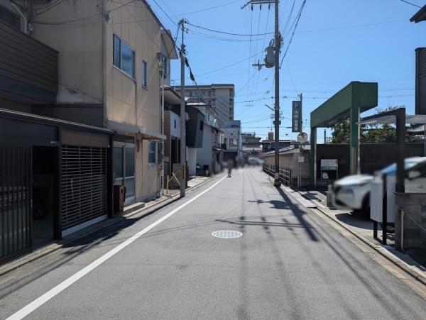 京都市上京区出水通千本東入尼ケ崎横町の土地(前面道路含む現地写真)