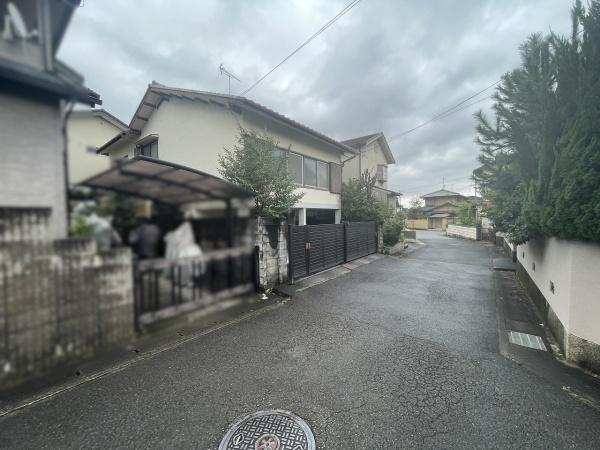 京都市左京区岩倉三宅町の土地(前面道路含む現地写真)