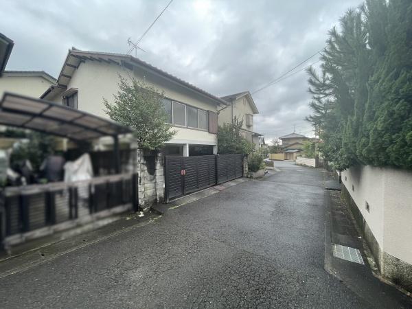 京都市左京区岩倉三宅町の土地(前面道路含む現地写真)