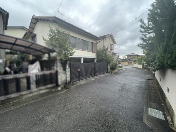 京都市左京区岩倉三宅町の土地(前面道路含む現地写真)