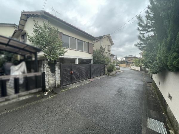 京都市左京区岩倉三宅町の土地(前面道路含む現地写真)
