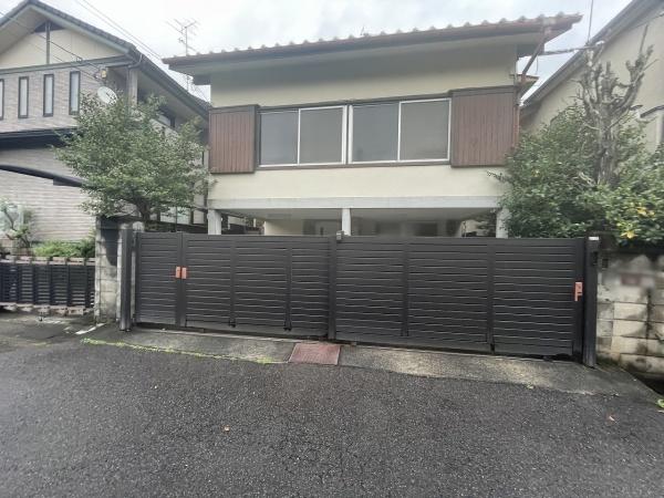 京都市左京区岩倉三宅町の土地(現地土地写真)