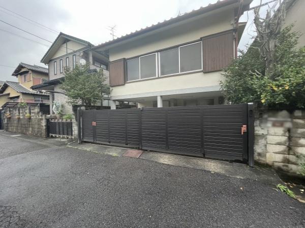 京都市左京区岩倉三宅町の土地(現地土地写真)