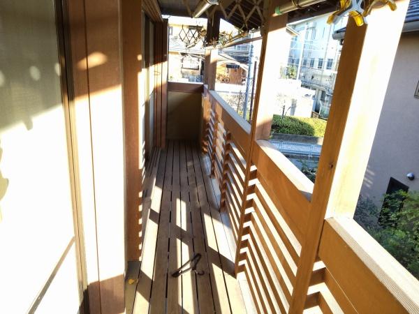 京都市北区平野上柳町の中古一戸建て(バルコニー)