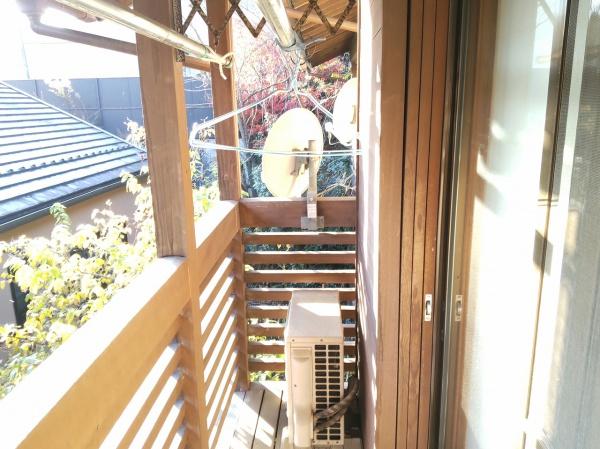 京都市北区平野上柳町の中古一戸建て(バルコニー)