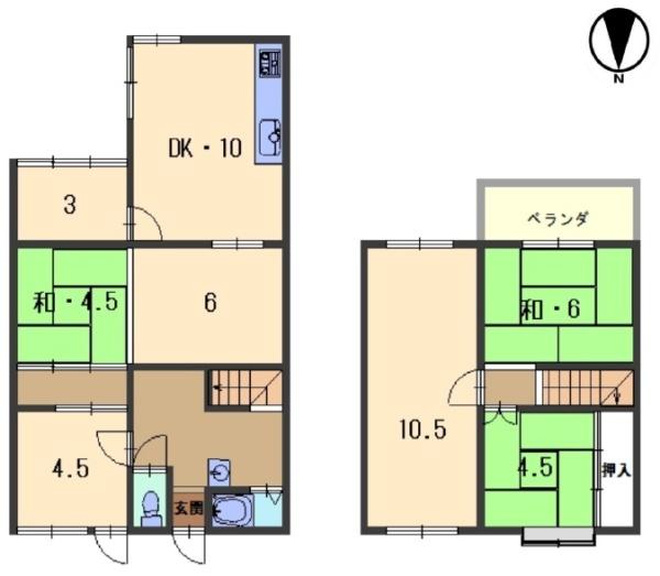 京都市左京区岩倉中在地町　中古テラスハウス