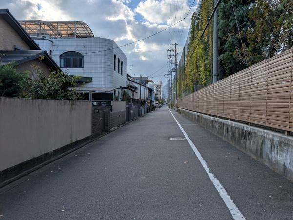 京都市北区紫竹上長目町の土地