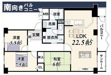 嵐山ロイアルハイツ第3号棟