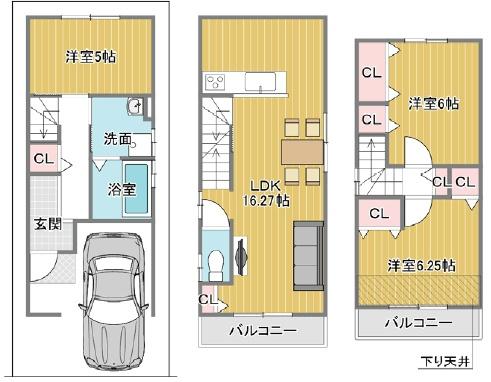 京都市右京区西京極西向河原町　新築戸建