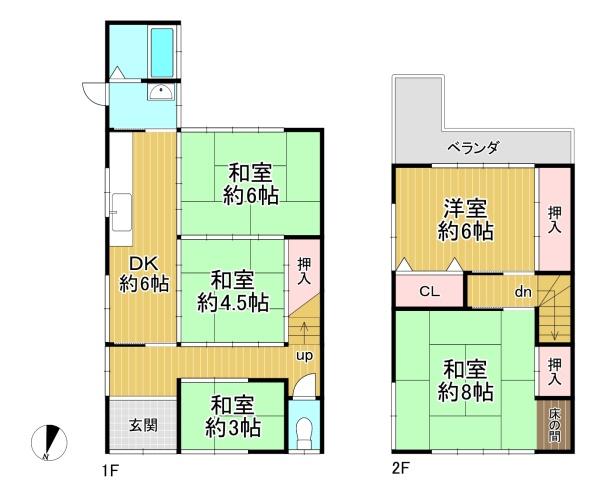 京都市左京区下鴨芝本町の中古一戸建て
