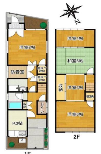 京都市右京区嵯峨五島町の中古一戸建て