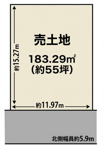 京都市左京区岩倉長谷町　建築条件無売土地