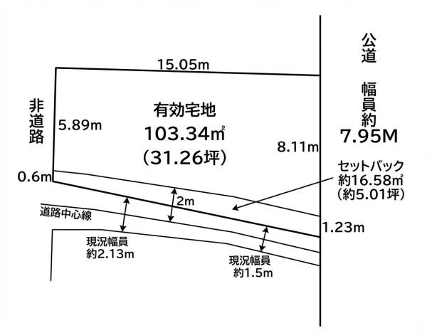 京都市左京区一乗寺里ノ前町　建築条件無売土地