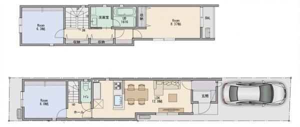 京都市右京区嵯峨野有栖川町　新築戸建
