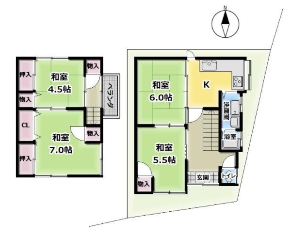 京都市山科区音羽前出町の中古一戸建