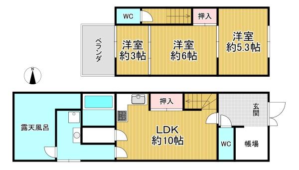 伏見区深草直違橋北1丁目　中古戸建