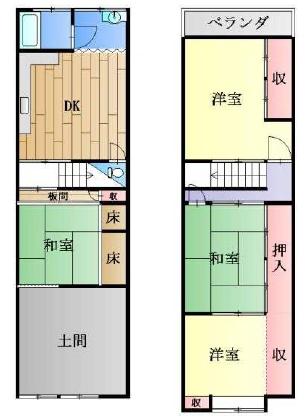 京都市北区衣笠高橋町　中古戸建