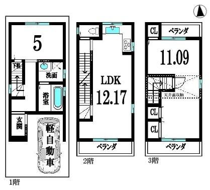 京都市右京区西京極畑田町　中古戸建