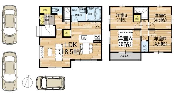 京都市北区上賀茂本山　2号地　新築戸建