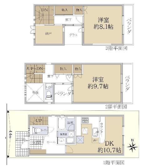 京都市中京区西ノ京南大炊御門町　中古戸建