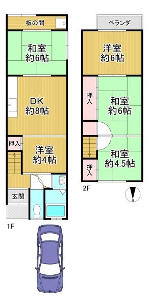 京都市右京区太秦御領田町　中古戸建